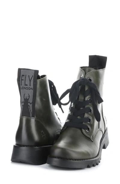 Fly London Ragi Combat Boot In 034 Diesel