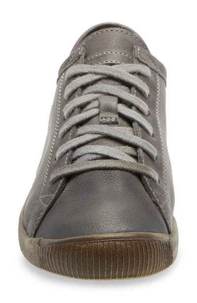 Shop Softinos By Fly London Isla Sneaker In 052 Forest Green Leather