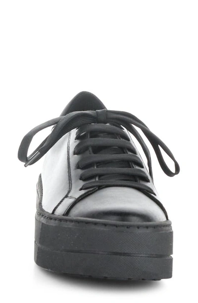 Shop Bos. & Co. Maya Platform Sneaker In Black/ Black Verona Leather