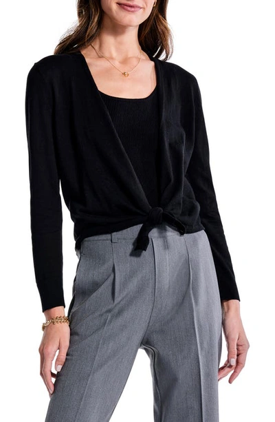 Nic + Zoe All Year 4-way Convertible Cardigan In Black Onyx