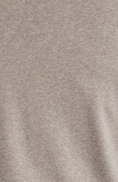 The Normal Brand Puremeso Weekend Quarter Zip Top In Athletic Grey
