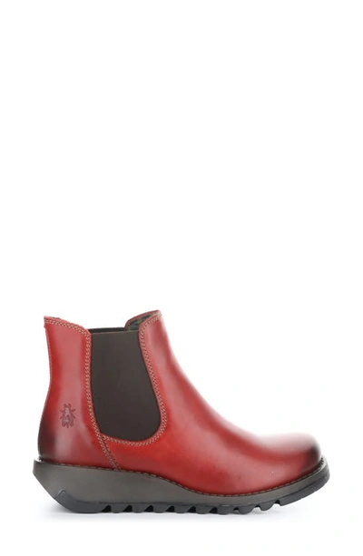Shop Fly London 'salv' Chelsea Boot In 004 Red