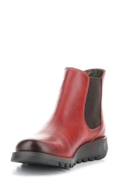 Shop Fly London 'salv' Chelsea Boot In 004 Red