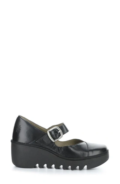Fly London Baxe Mary Jane Pump In 006 Black