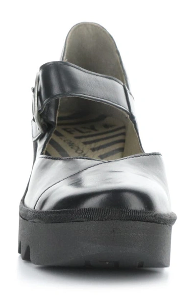 Fly London Baxe Mary Jane Pump In 006 Black