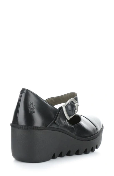 Fly London Baxe Mary Jane Pump In 006 Black