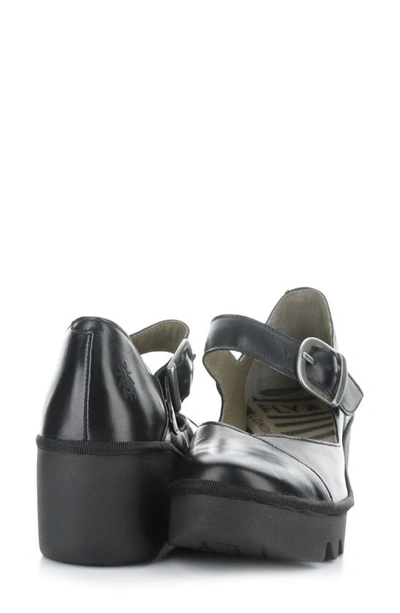 Fly London Baxe Mary Jane Pump In 006 Black