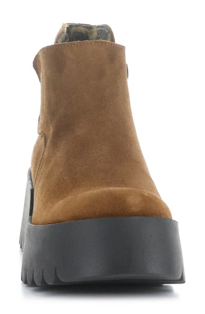 Fly London Endo Platform Bootie In 003 Camel