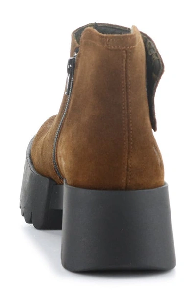 Fly London Endo Platform Bootie In 003 Camel