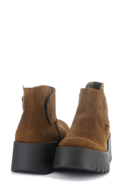 Fly London Endo Platform Bootie In 003 Camel