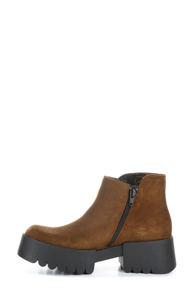 Fly London Endo Platform Bootie In 003 Camel