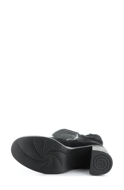 Fly London Susi Knee High Platform Boot In Black