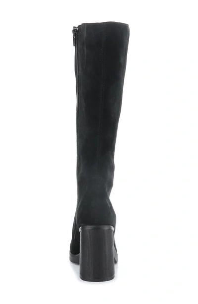 Fly London Susi Knee High Platform Boot In Black