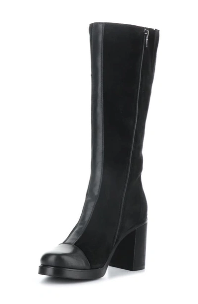 Fly London Susi Knee High Platform Boot In Black