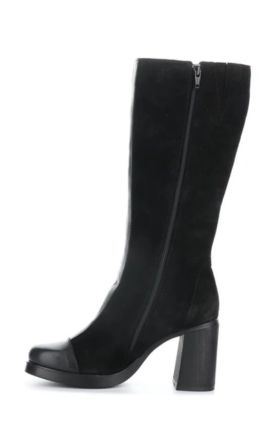 Fly London Susi Knee High Platform Boot In Black