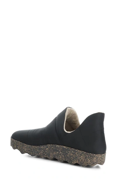 Shop Asportuguesas By Fly London Crus Quilted Slip-on Sneaker In Black Nylon