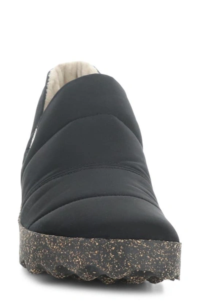 Shop Asportuguesas By Fly London Crus Quilted Slip-on Sneaker In Black Nylon