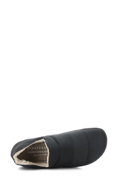 Shop Asportuguesas By Fly London Crus Quilted Slip-on Sneaker In Black Nylon