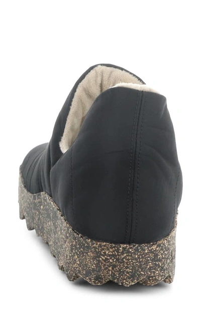 Asportuguesas Crus Quilted Slip-on Sneaker In Black Nylon