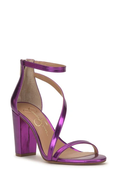 Shop Jessica Simpson Sloyan Ankle Strap Sandal In Purple