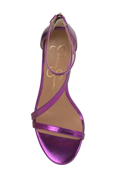 Shop Jessica Simpson Sloyan Ankle Strap Sandal In Purple