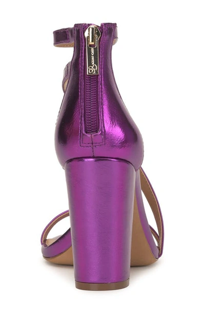Shop Jessica Simpson Sloyan Ankle Strap Sandal In Purple