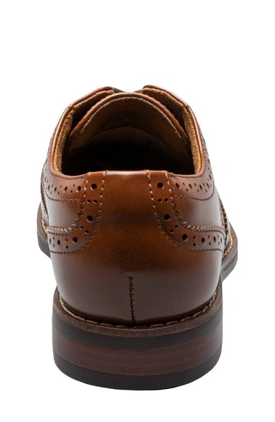 Shop Florsheim Kids' Rucci Wingtip Blucher In Cognac