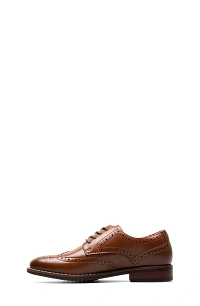 Shop Florsheim Kids' Rucci Wingtip Blucher In Cognac