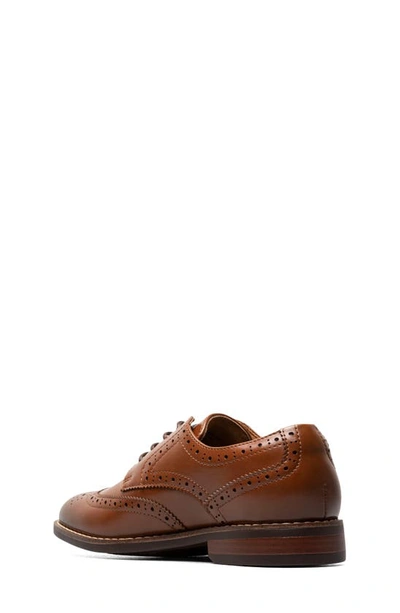 Shop Florsheim Kids' Rucci Wingtip Blucher In Cognac