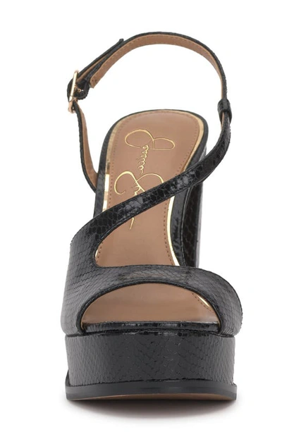 Shop Jessica Simpson Gafira Platform Sandal In Black