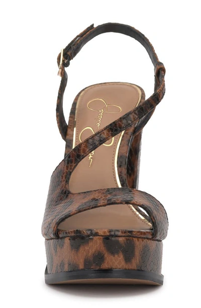 Shop Jessica Simpson Gafira Platform Sandal In Natural