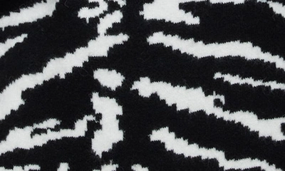 Shop Allsaints Skellicat Crewneck Sweater In Black/ Ecru