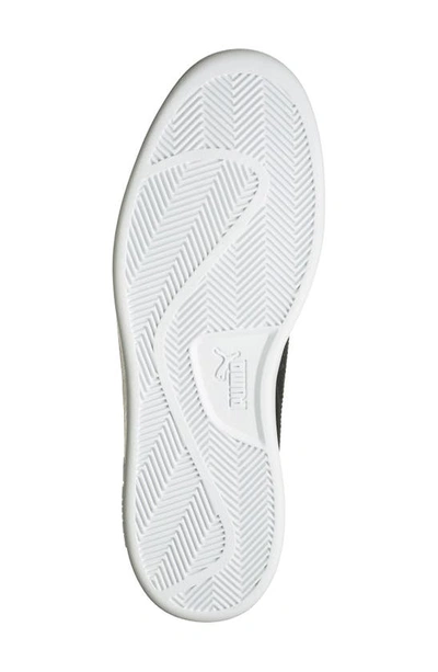 Puma Smash 3.0 Low Top Sneaker In  Black- Black-white