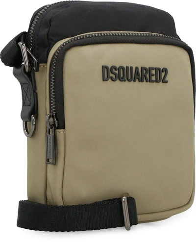 Shop Dsquared2 Nylon Messenger Bag In Beige