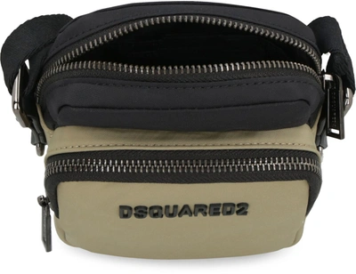 Shop Dsquared2 Nylon Messenger Bag In Beige