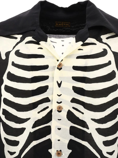 Shop Kapital "bone" Shirt In Black