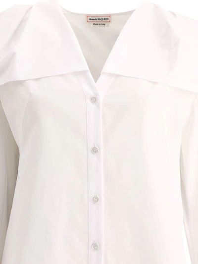 Shop Alexander Mcqueen Ruffled Shirt In White