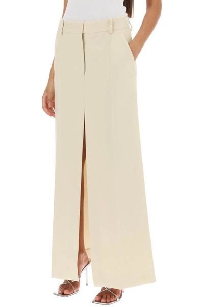 Shop Stella Mccartney Maxi Skirt In Recycled Polyester In Yellow