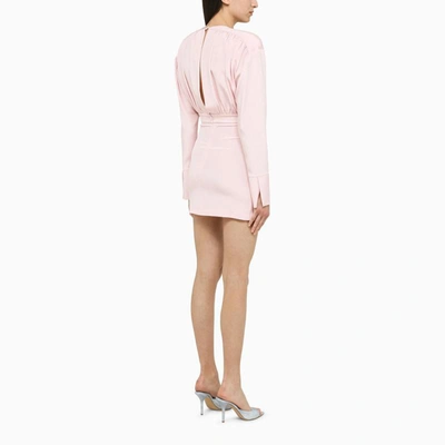 Shop The Mannei Draped Dress In Pink