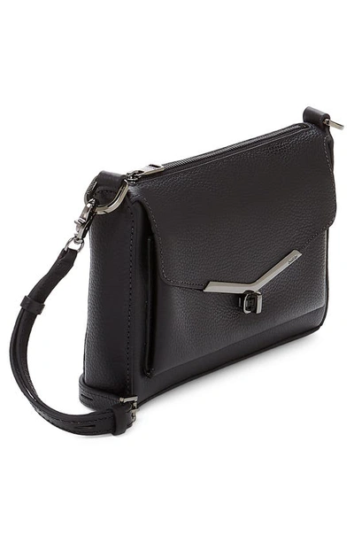 Shop Botkier Valentina Leather Crossbody Bag In Black