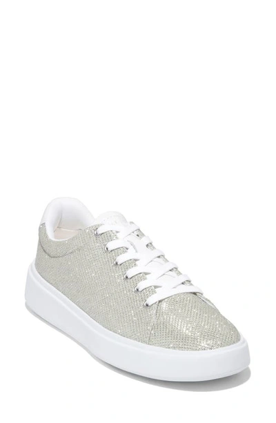 Shop Cole Haan Grandpro Crosscourt Traveler Sneaker In Silver Glitter
