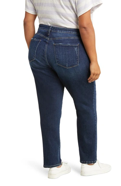 Shop Kut From The Kloth Reese Fab Ab High Waist Ankle Slim Straight Leg Jeans In Enchantment