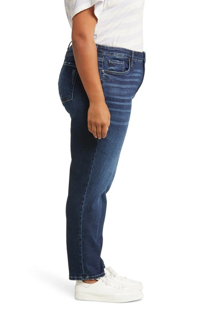 Shop Kut From The Kloth Reese Fab Ab High Waist Ankle Slim Straight Leg Jeans In Enchantment