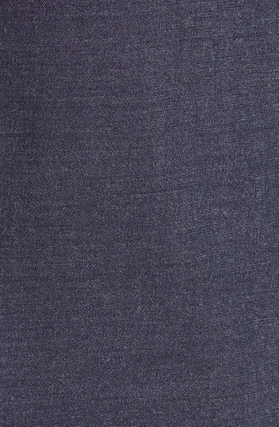 Mizzen + Main City Trim Fit Stretch Flannel Button-down Shirt In Blue