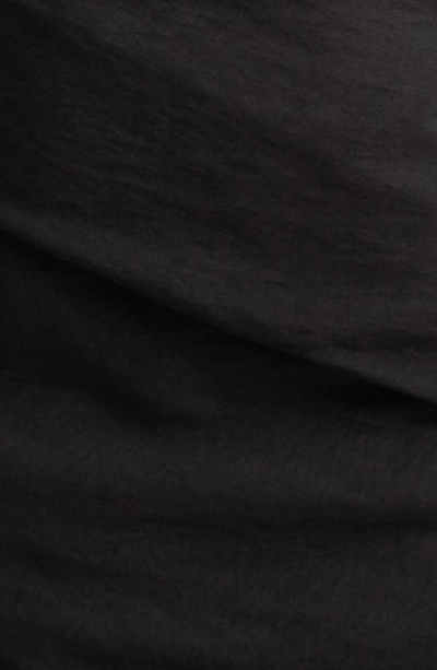 Jacquemus La Robe Saudade Draped Dress In Black