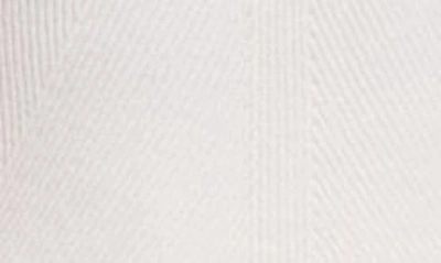 Shop Victoria Beckham Circle Long Sleeve Wool Blend Rib Sweater Dress In White