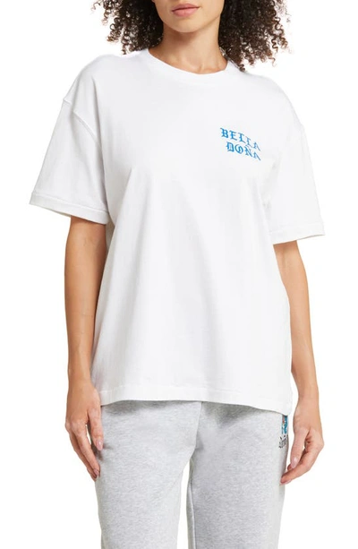 Shop Bella Dona Alacrán Cotton Graphic T-shirt In White