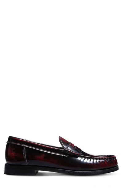 Allen Edmonds Newman Penny Loafer In Antique Burgundy