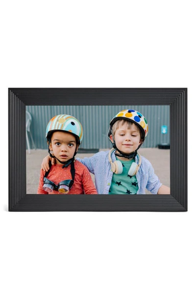 Shop Aura Carver Digital Photo Frame In Black Tones