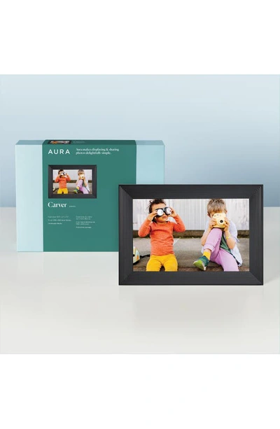 Aura Carver Digital Photo Frame In Black Tones